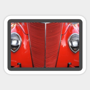 Classic Car Grill Sticker